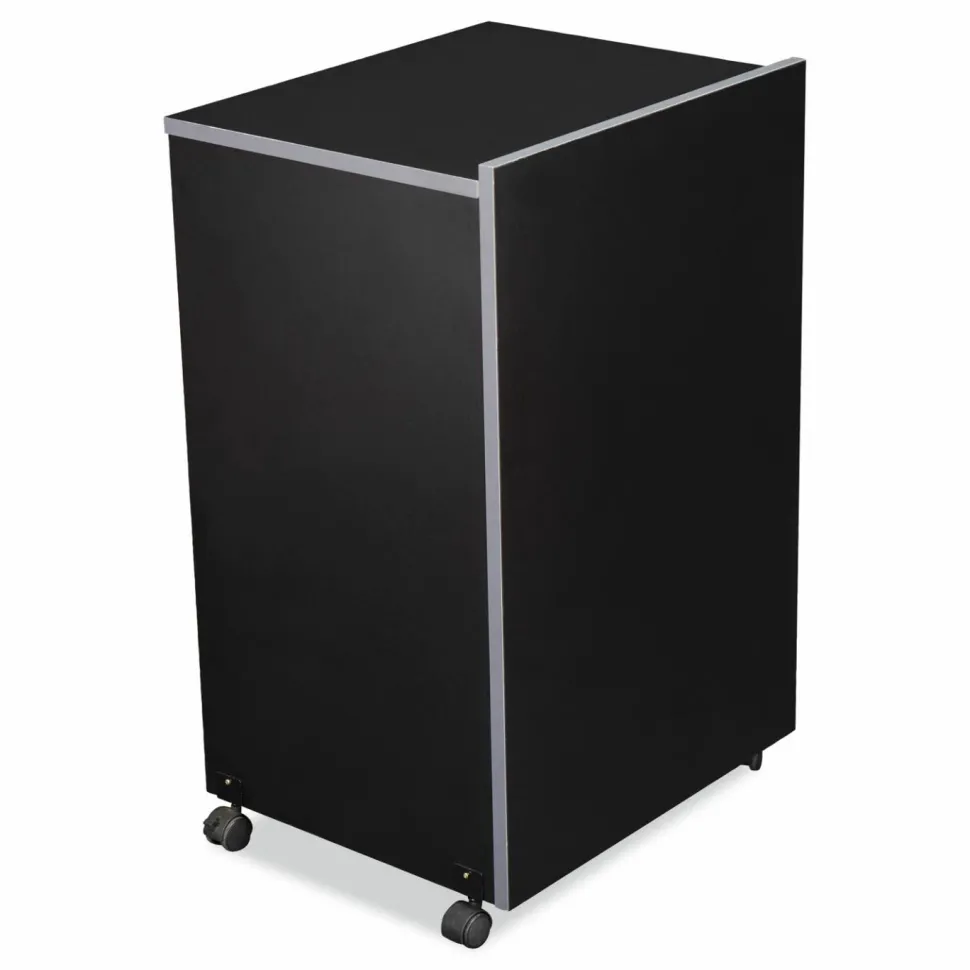 Oklahoma Sound AV Cart/Lectern Base, 21.12 x 17.5 x 33.75, Black