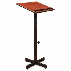 Oklahoma Sound Portable Presentation Lectern Stand, 20 x 18.25 x 44, Cherry