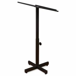 Oklahoma Sound Portable Presentation Lectern Stand, 20 x 18.25 x 44, Medium Oak