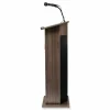 Oklahoma Sound Power Plus Lectern, 22 x 17 x 46, Ribbonwood