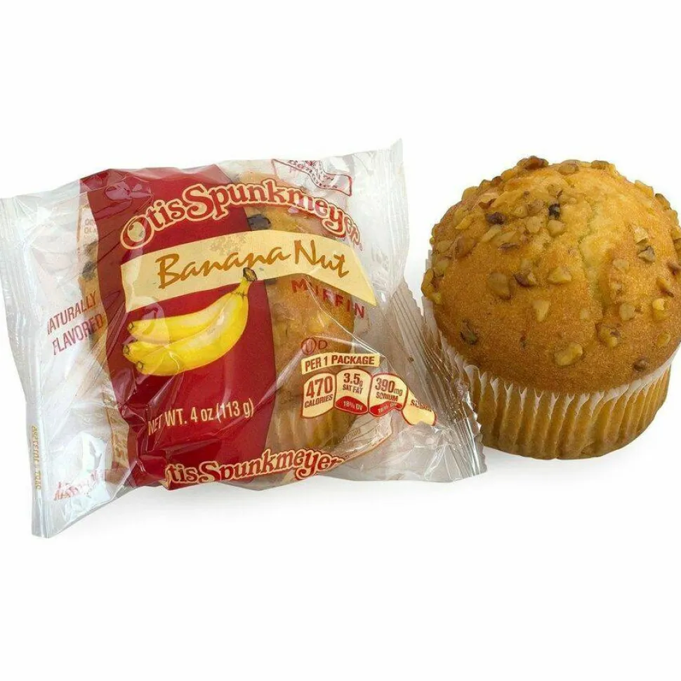 Otis Spunkmeyer Muffins Variety Pack, Assorted Flavors, 4 oz Pack, 15 Packs/Carton
