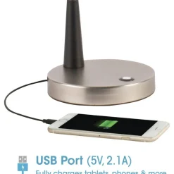OttLite Wellness Series Adjust LED Desk Lamp, 3