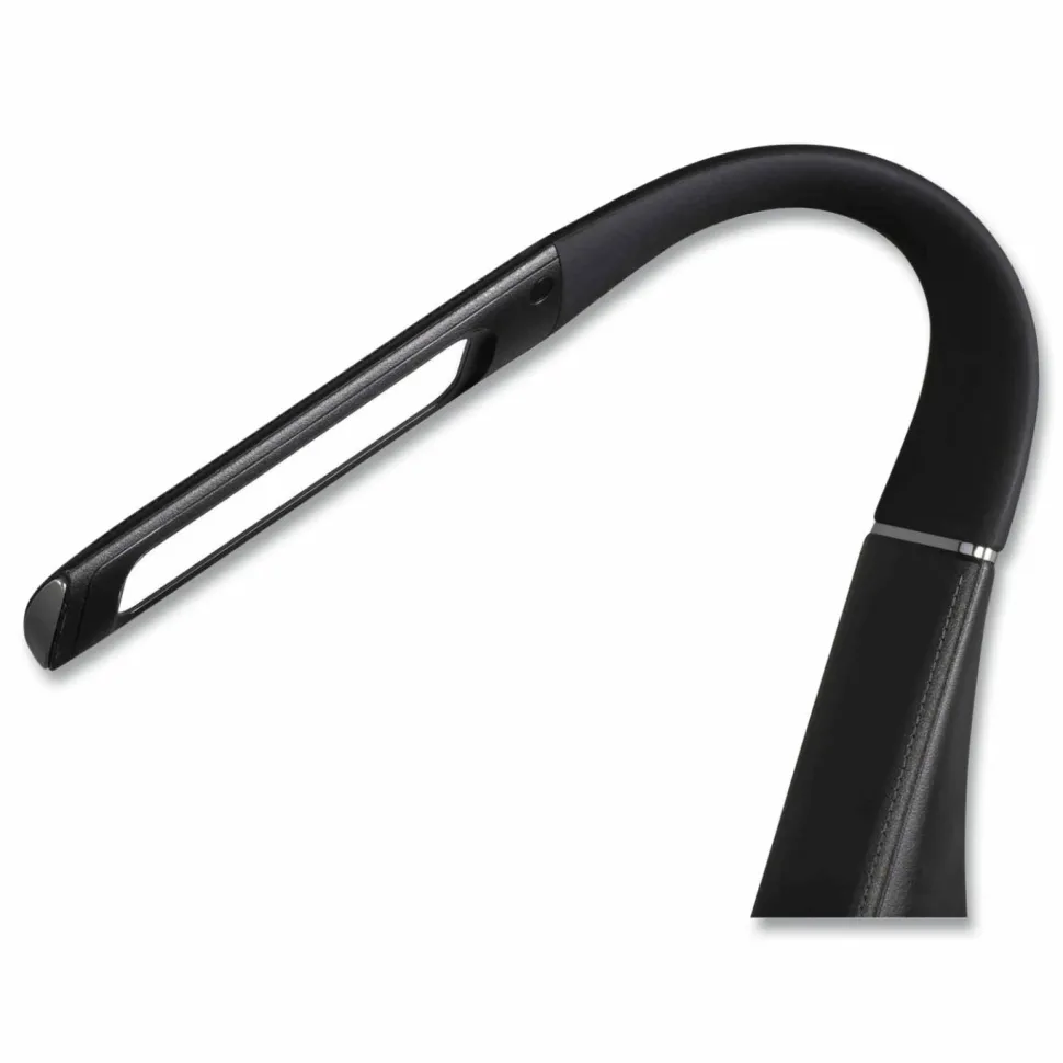 OttLite Wellness Series Recharge LED Desk Lamp, 10.75" to 18.75" High, Black