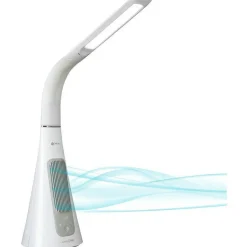 OttLite Wellness Series SanitizingPro LED Desk Lamp and UV Air Purifier, 15
