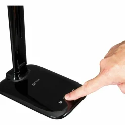 OttLite Wellness Series Slimline LED Desk Lamp, 5" to 20.25" High, Black