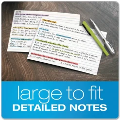 Oxford Brand White Index Cards, Ruled, 5