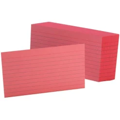 Oxford Color Index Cards, Ruled, 3