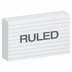 Oxford Index Cards, Ruled, 3