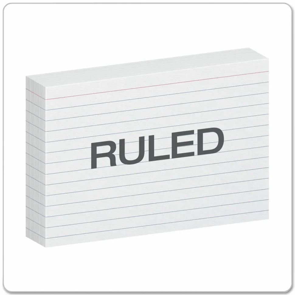 Oxford Ruled Index Cards