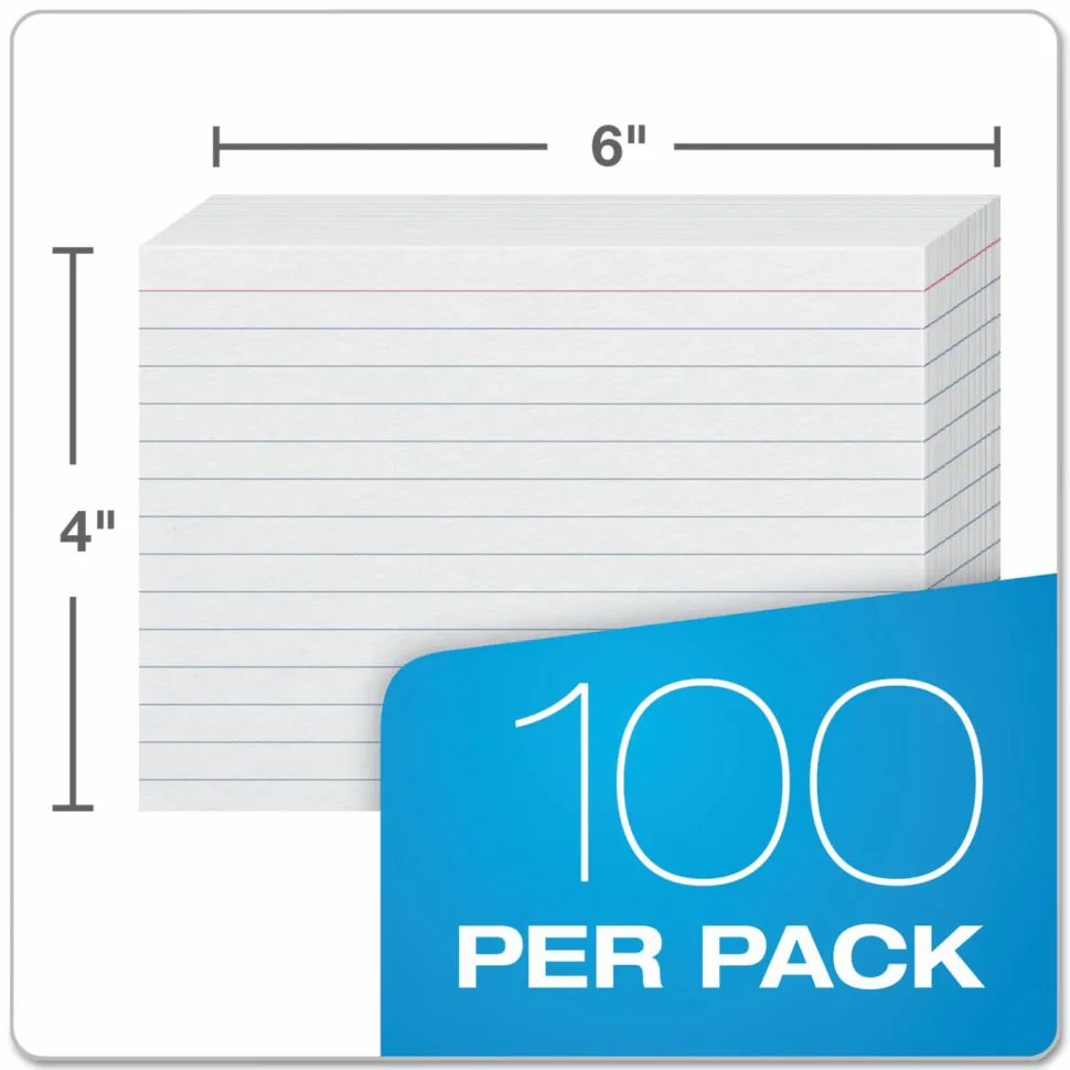 Oxford Ruled Index Cards