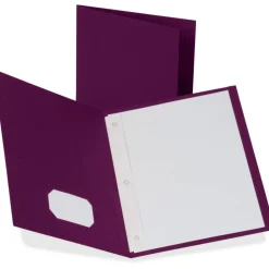 Oxford Twin-Pocket Portfolio With Fasteners, 8 1/2