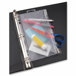 Oxford Zipper Binder Pocket, 2- to 5-Hole Punched, 8