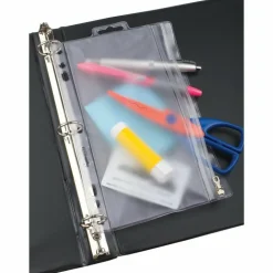 Oxford Zipper Binder Pocket, 2- to 5-Hole Punched, 8