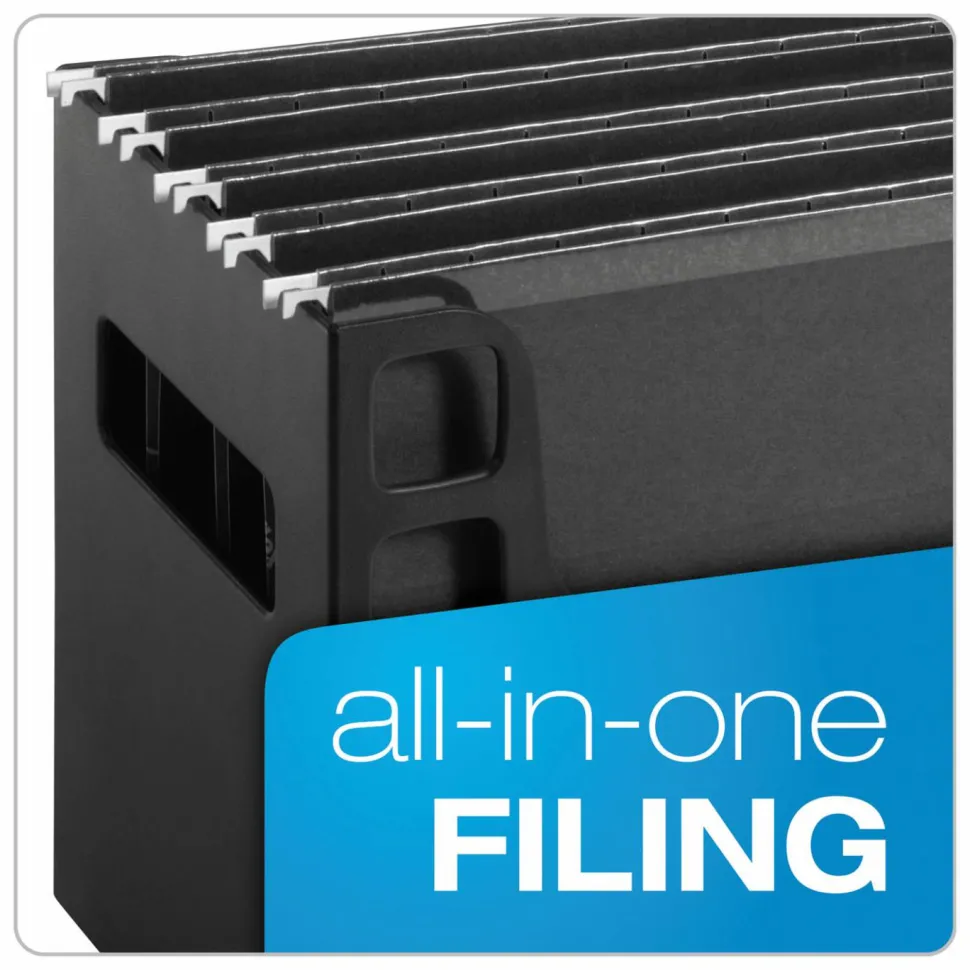 Oxford Decoflex File Holder, Letter Size, Black