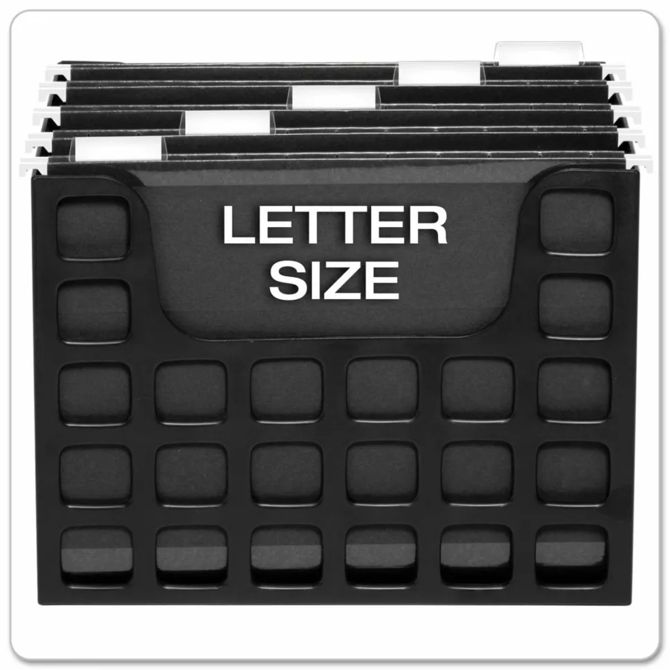 Oxford Decoflex File Holder, Letter Size, Black
