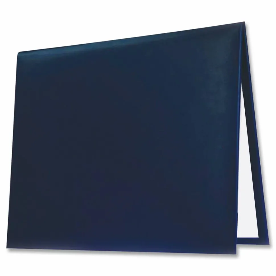 Oxford Diploma Cover, 12.5 x 10.5, Navy