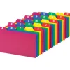 Oxford Poly Card Guides, A-Z, 3" x 5", Assorted Colors