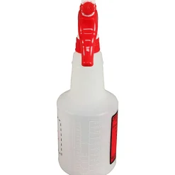 24 Oz. Sprayer Bottles, Natural With Red/White Sprayer, Pack Of 3 Sprayers