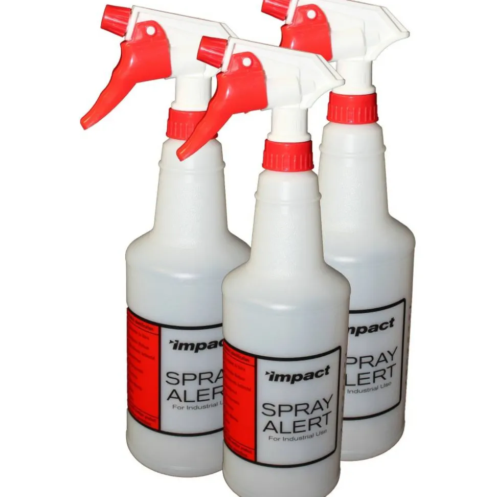 24 Oz. Sprayer Bottles, Natural With Red/White Sprayer, Pack Of 3 Sprayers