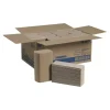 Pacific Blue Basic by GP PRO, 1-Ply, Multifold Paper Towels, 9.2" X 9.4", 100% Recycled, Brown, 250 Sheets per Pack, 16 Packs Per Case