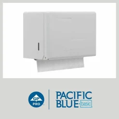 Pacific Blue Basic by GP PRO, 1-Ply, S-Fold Paper Towels, 9.25