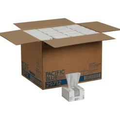 PACIFIC BLUE BASIC DISPOSABLE DELICATE TASK WIPERS, 4.5