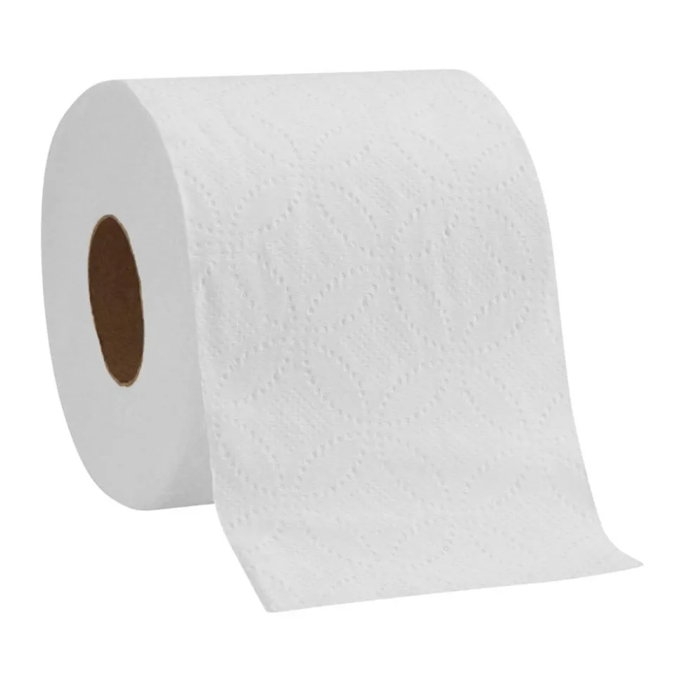 Pacific Blue by GP PRO, 2 Ply, Standard Roll Embossed Toilet Paper, 4"x3.8", 20% Recycled, White, 550 Sheets, 80 Rolls per Case