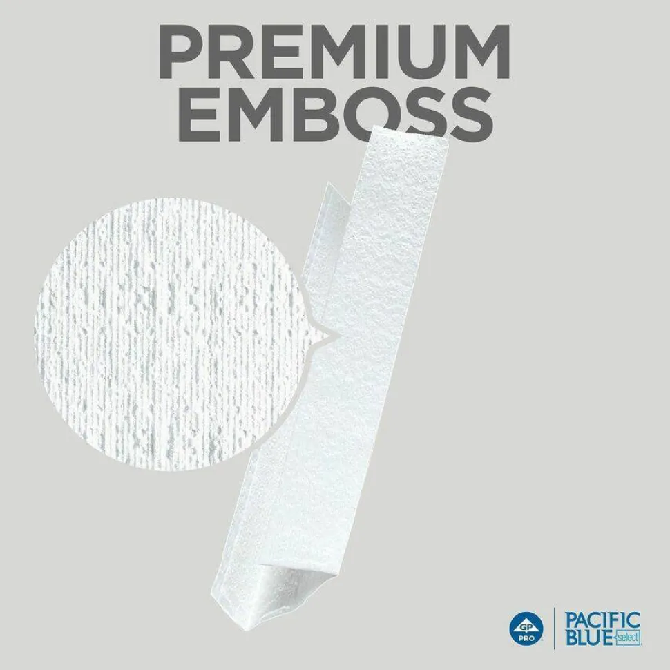 Pacific Blue Select by GP PRO, 2-Ply, C-Fold Paper Towels, 10.1" X 12.7", White, 120 Sheets per Pack, 12 Packs Per Case