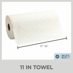 Pacific Blue Select by GP PRO, 2-Ply, Perforated Paper Towels, White, 12 Rolls Per Case, 250 Sheets Per Roll