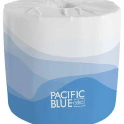 Pacific Blue Select 2-Ply Standard Roll Toilet Paper, 3.8” x 4” Sheets, White, 550 Sheets per Roll, 40 Rolls per Case