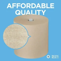 Pacific Blue Ultra by GP PRO High Capacity 1-Ply Paper Towels, Brown, 1150' Per Roll, Pack Of 3 Rolls