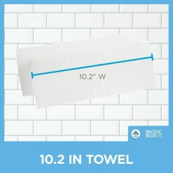 Pacific Blue Ultra by GP PRO, 1-Ply, Z-Fold Paper Towels, 10.2