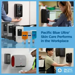 Pacific Blue Ultra Wall-Mount Manual Soap & Sanitizer Dispenser, 11.49