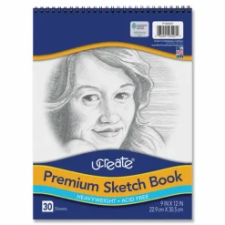 Pacon Art1st Artist's Sketch Pad, Unruled, (30) White 9 x 12 Sheets