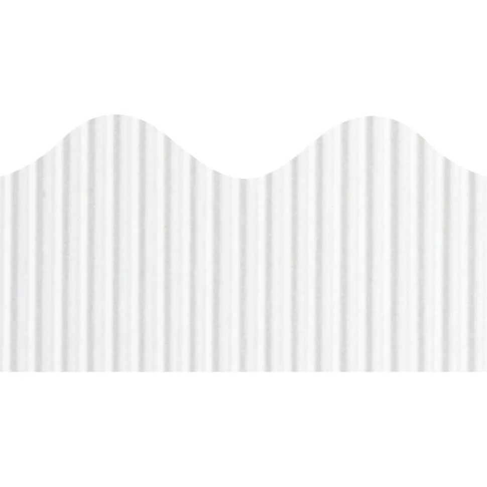 Pacon Bordette Scalloped Border, White