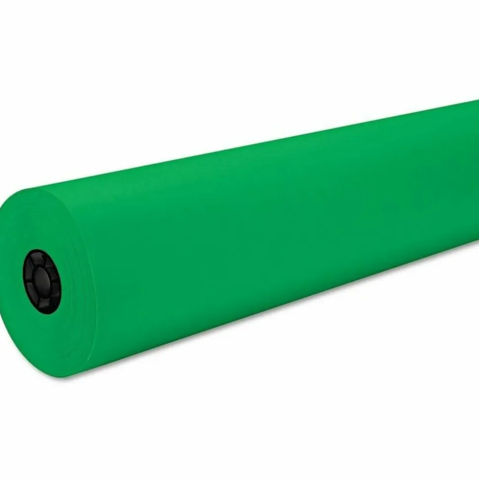 Pacon Decorol Flame-Retardant Paper Roll, 36" x 1000', Festive Green