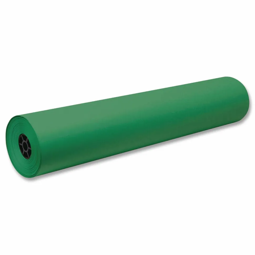 Pacon Decorol Flame-Retardant Paper Roll, 36" x 1000', Festive Green
