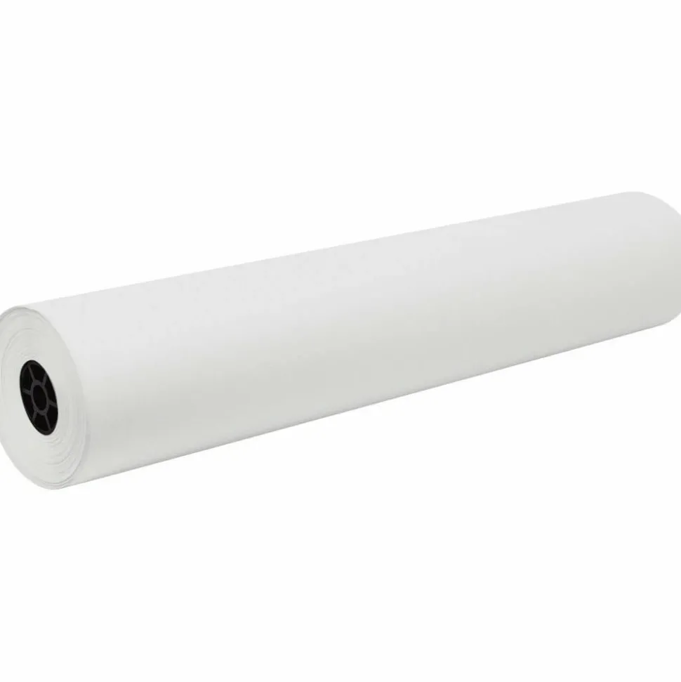 Pacon Decorol Flame-Retardant Paper Roll, 36" x 1000', White