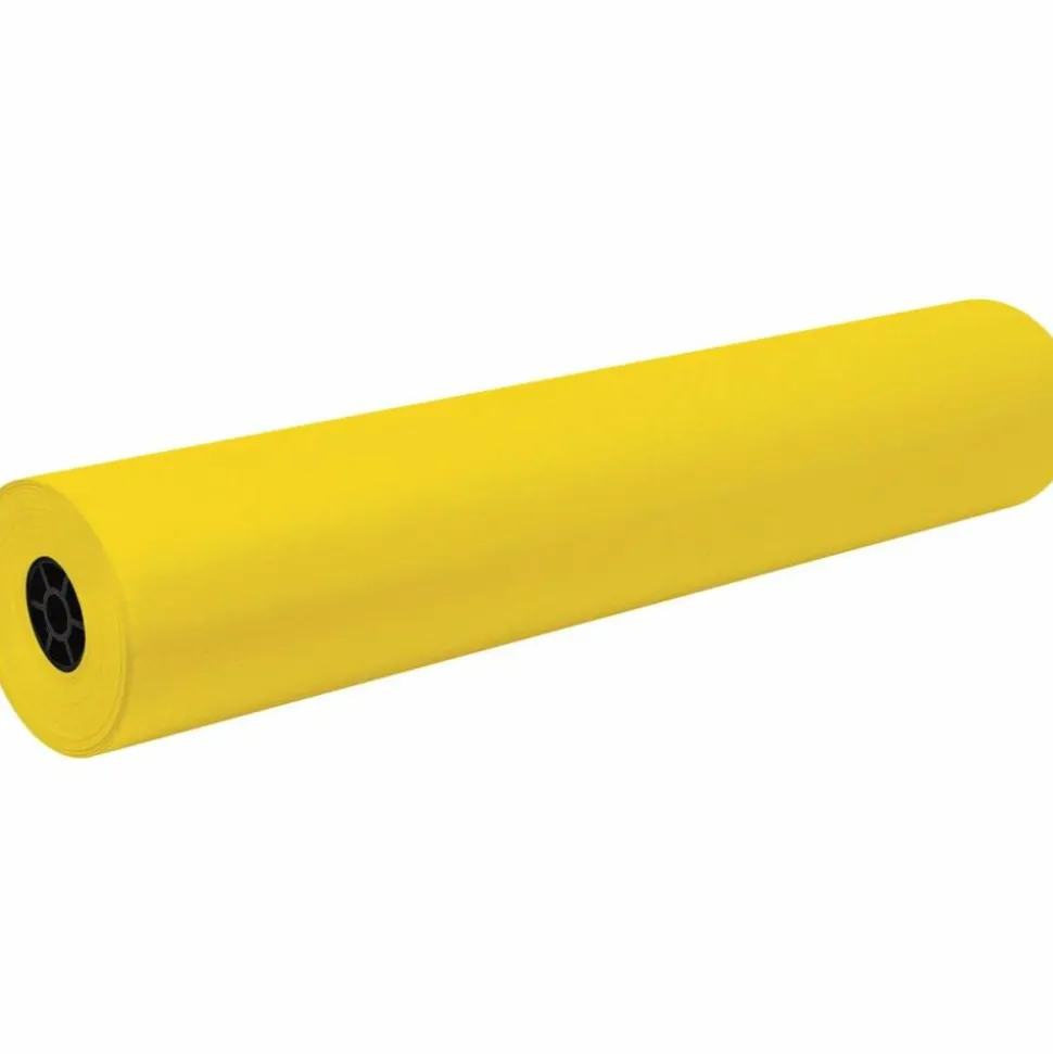 Pacon Decorol Flame-Retardant Paper Roll, 36" x 1000', Yellow