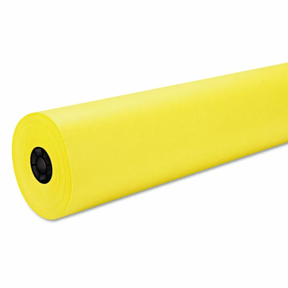 Pacon Decorol Flame-Retardant Paper Roll, 36" x 1000', Yellow