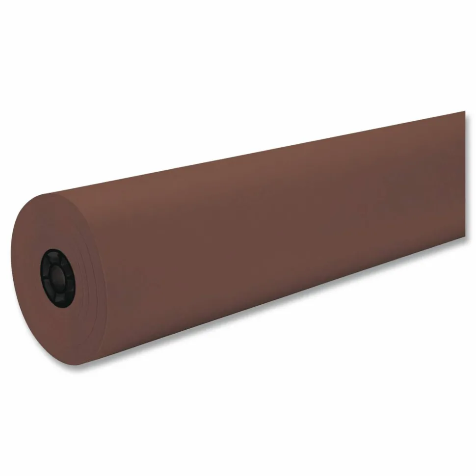 Pacon Decorol Flame-Retardant Paper Roll, 36" x 1000', Dark Brown
