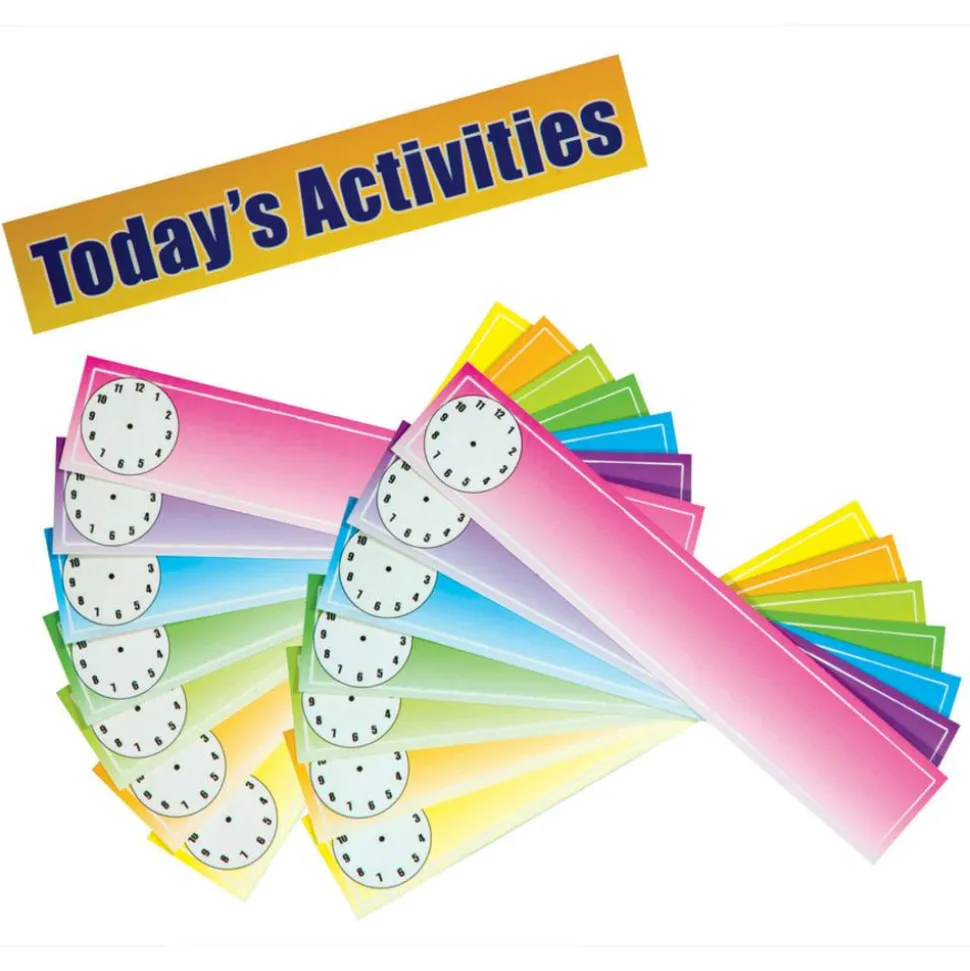 Pacon Dry Erase Activity Pocket Chart - 13" x 34" - 1 Chart - 14 Pockets - 14 Dry Erase Cards - English/Spanish Translated Title Card