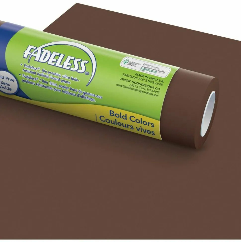 Pacon Fadeless Art Paper Roll, 48" x 50', Brown