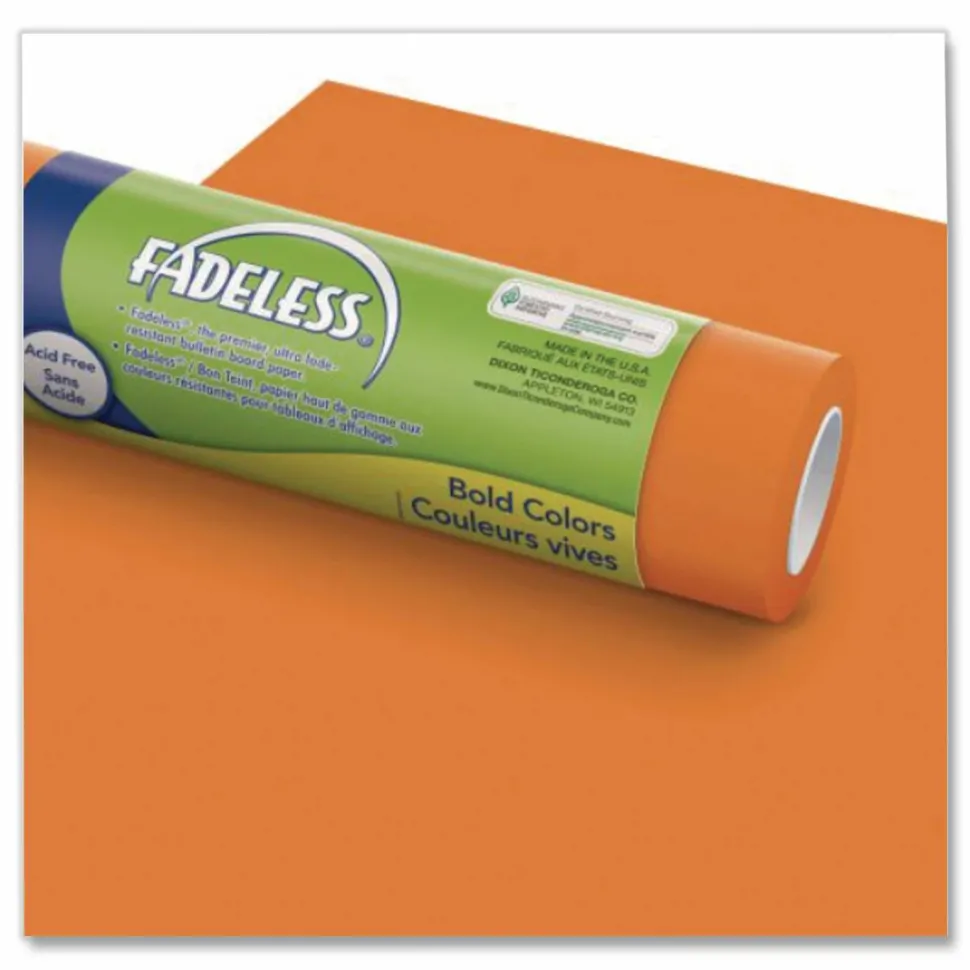 Pacon Fadeless Art Paper Roll, 48" x 50', Orange