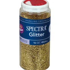 Pacon Glitter, Shaker-Top Can, Gold