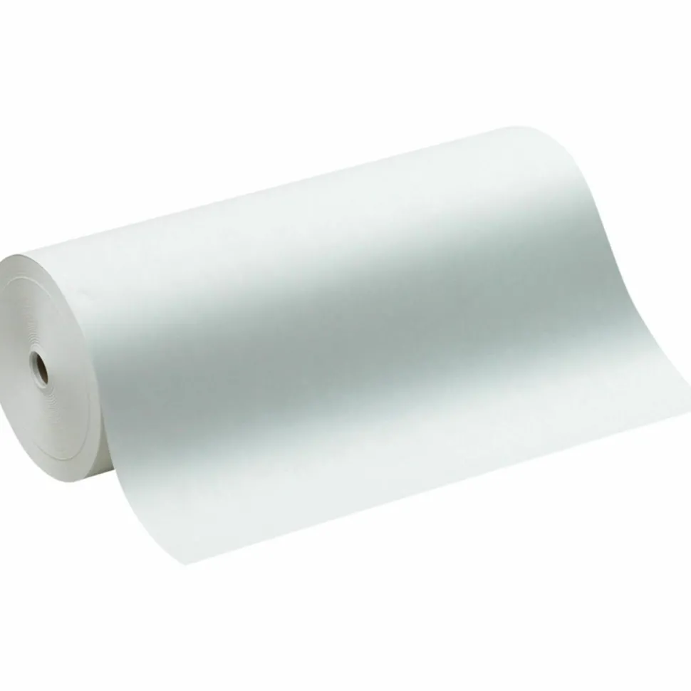 Pacon Kraft Paper Roll, 40 lb Wrapping Weight, 24" x 1,000 ft, White