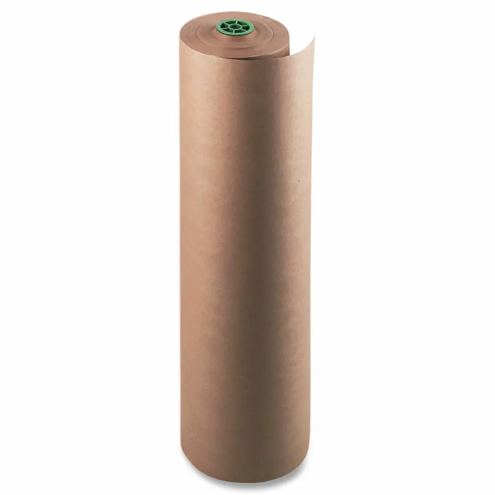 Pacon Kraft Wrapping Paper, 100% Recycled, 50 Lb., 36" x 1,000', Brown