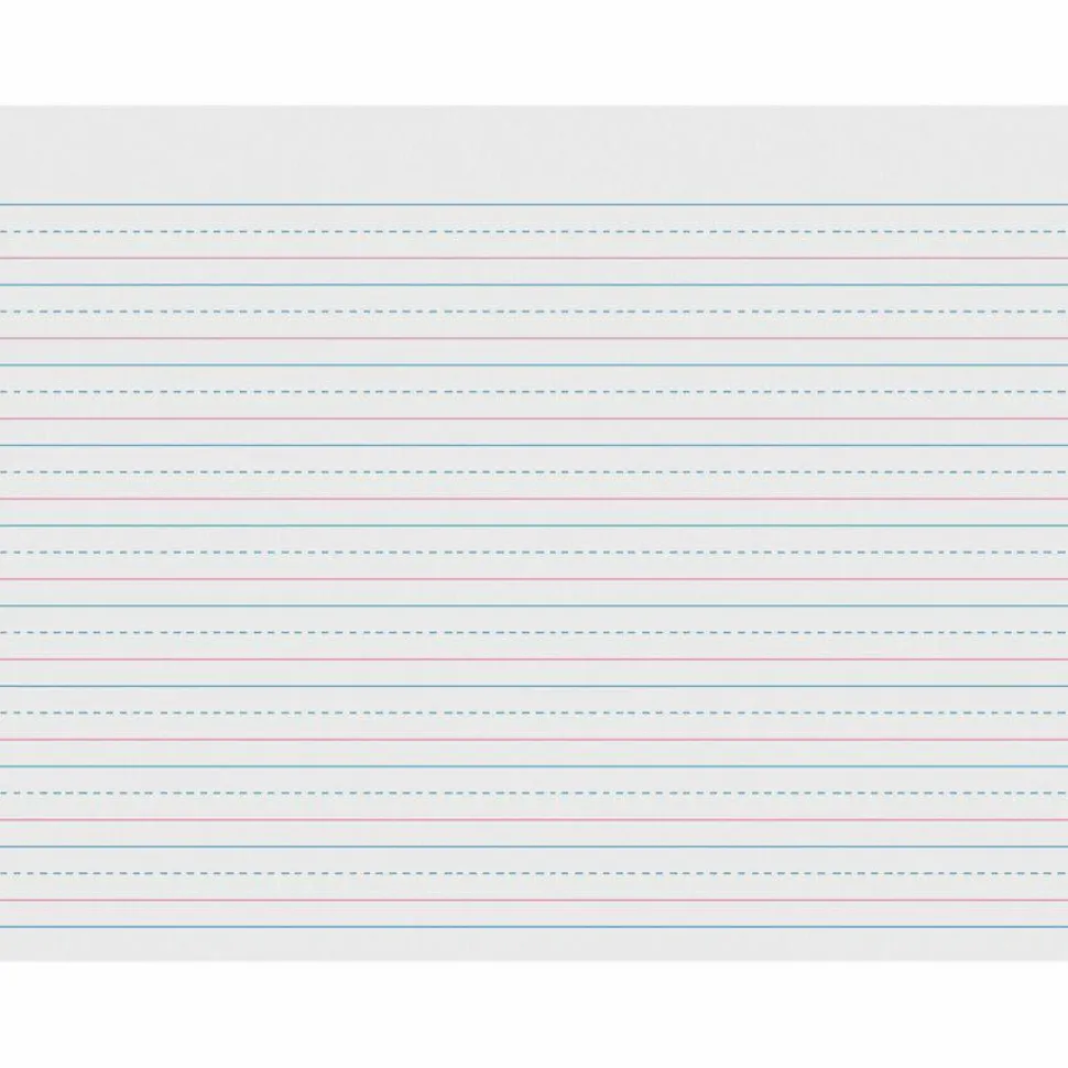Pacon Multi-Program Handwriting Papers, Grade 1-2, 10 1/2" x 8", Pack Of 500 Sheets