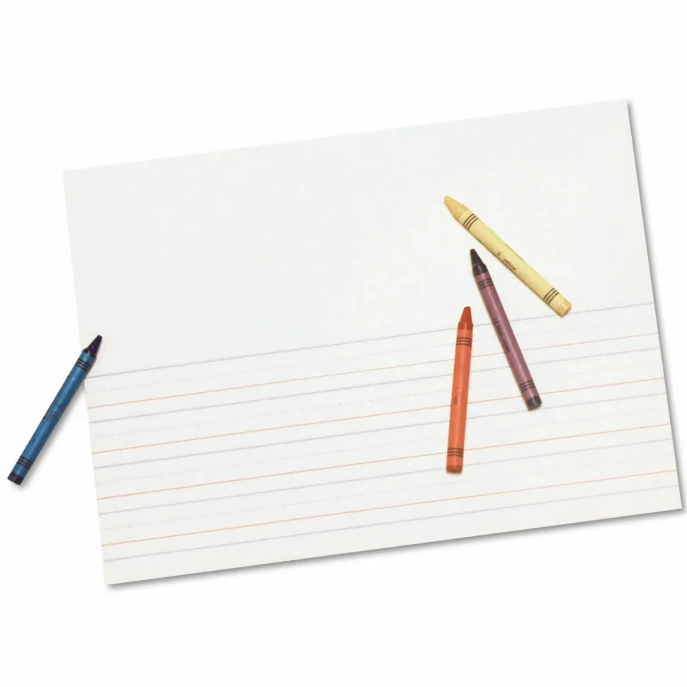 Pacon Multi-Program Picture Story Paper, 9" x 12", Grade 1-3, Pack Of 500 Sheets