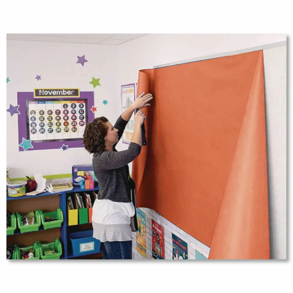 Pacon Rainbow Duo-Finish Kraft Paper Roll, 36" x 1000', Orange